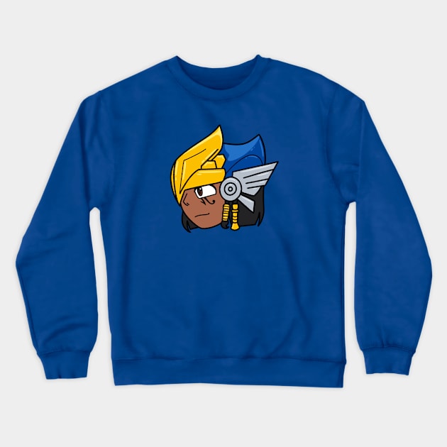 Pharah Chibiwatch! Crewneck Sweatshirt by flakytartART